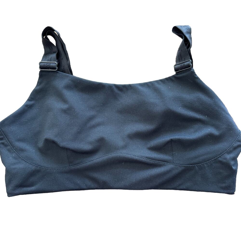 Fabletics Sports Bra Womens Small Black Low Impact Workout Yoga Athletic